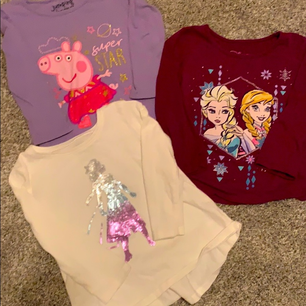 Lot of 3 Disney tops